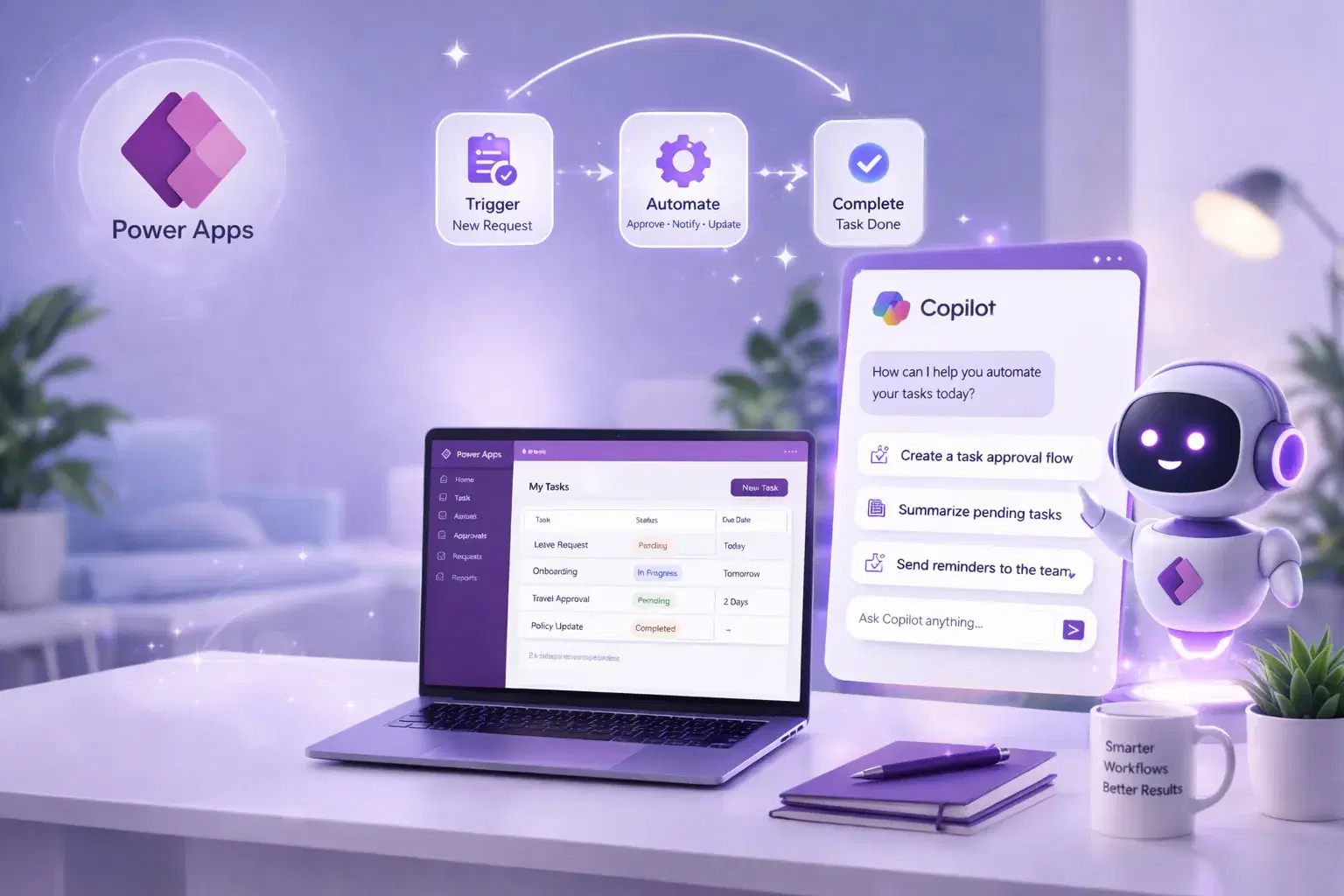AI-Powered Task Automation using Copilot in Power Apps