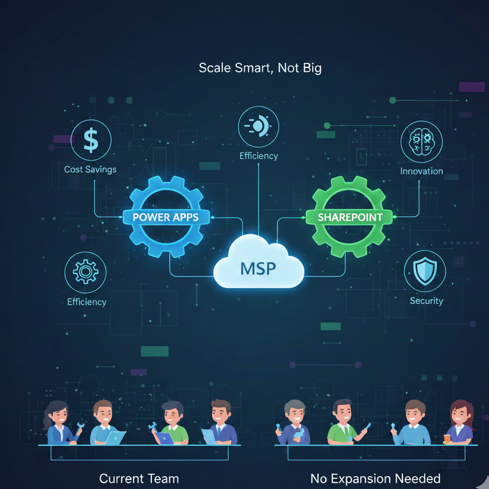 How MSPs Can Add Power Apps & SharePoint Services Without Expanding Their Team