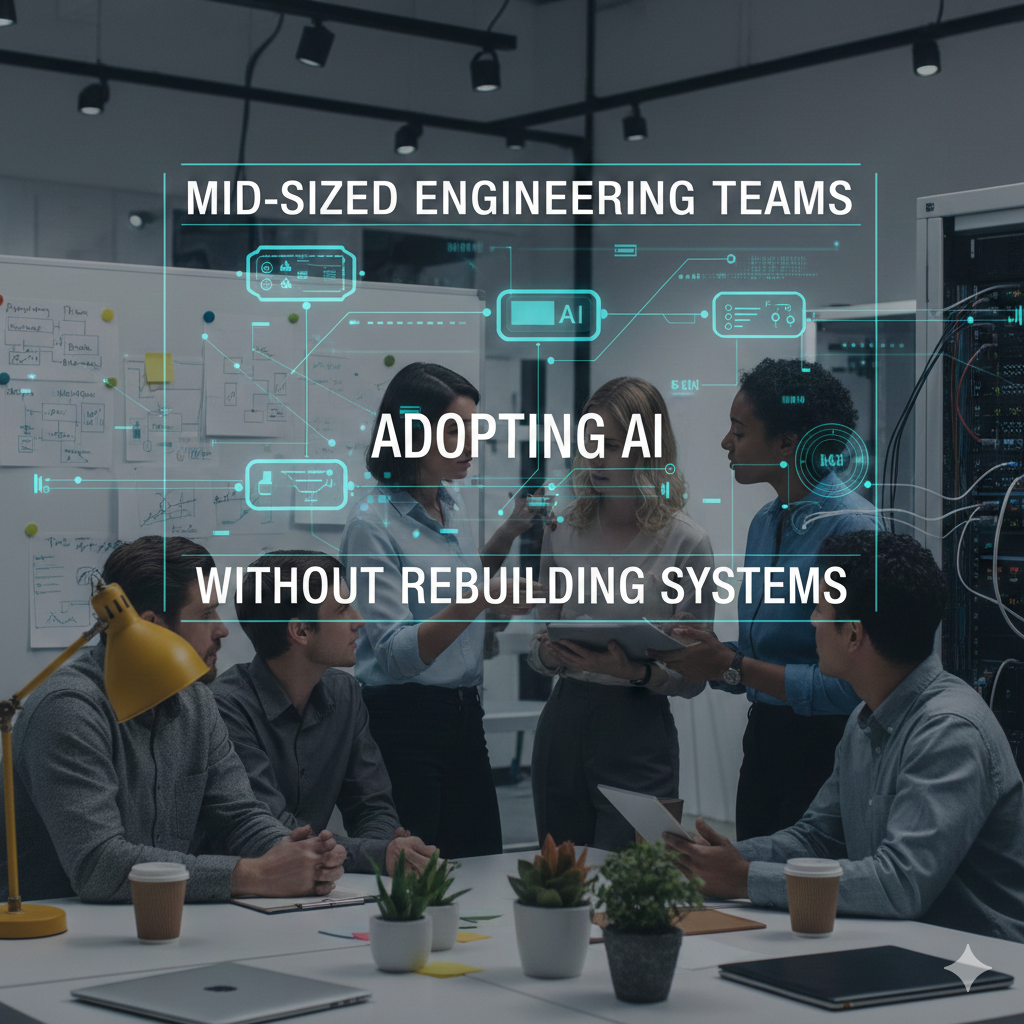 How Mid-Sized Engineering Teams Can Adopt AI Without Rebuilding Systems