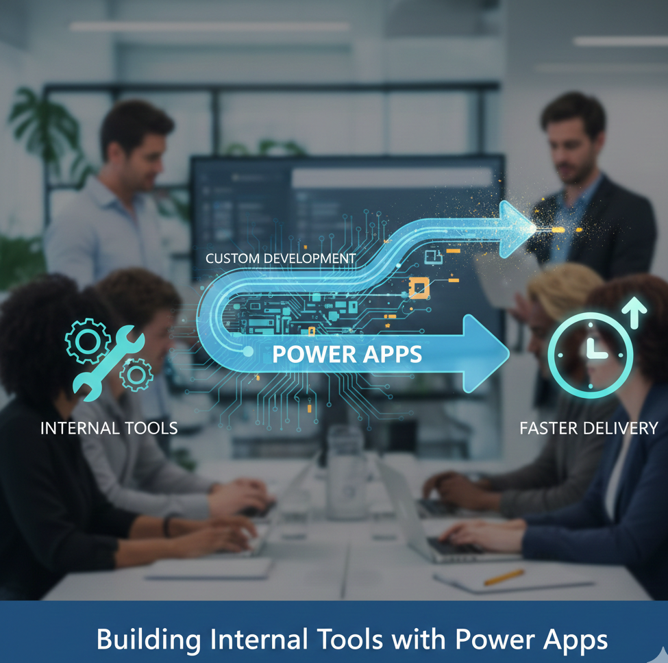 Building Faster Internal Tools with Power Apps Instead of Custom Development